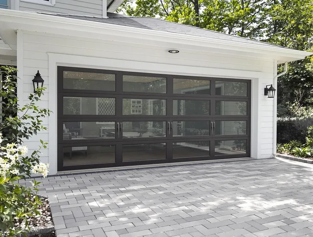 Stonington Garage Door Repair design specialist presenting custom garage door options to Stonington homeowner