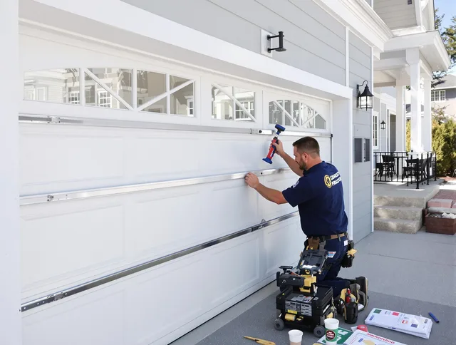 Professional garage door installation by Stonington Garage Door Repair in Stonington