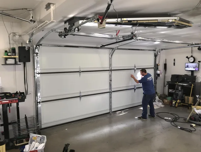 Professional garage door repair service by Stonington Garage Door Repair in Stonington