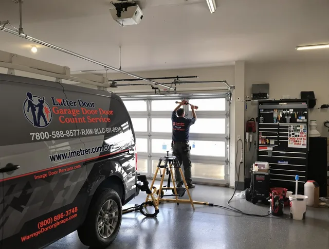 Stonington Garage Door Repair team performing same-day garage door repair in Stonington